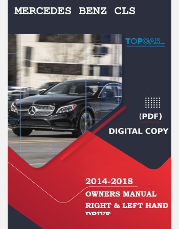 mercedes benz cls 2014 2015 2016 2017& 2018 owners manual