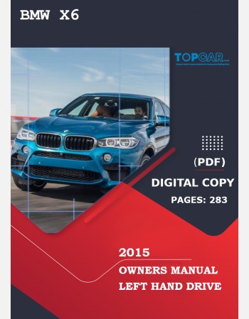 bmw x6 2015 owners manual