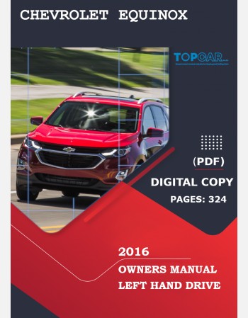 Elegant 2016 Chevrolet Equinox Owners Manual Gallery