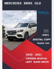 MERCEDES BENZ GLS 2020-2021 OWNERS MANUAL
