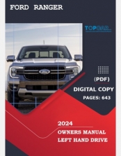 FORD RANGER 2018 OWNERS MANUAL