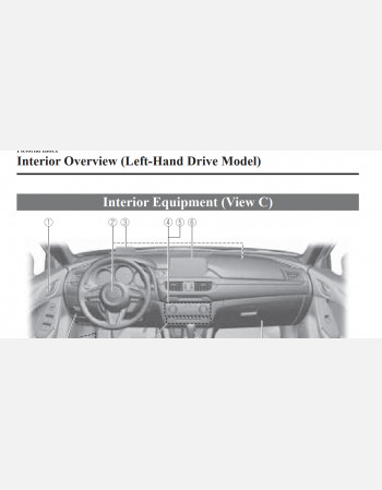 mazda atenza - mazda6 2016 - 2019 owners manual