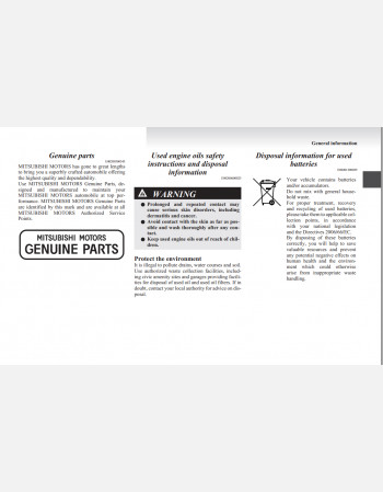 2011 - 2012 mitsubishi l200 owners manual 