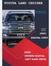 TOYOTA LAND CRUISER 200 SERIES 2020 OWNERS MANUAL