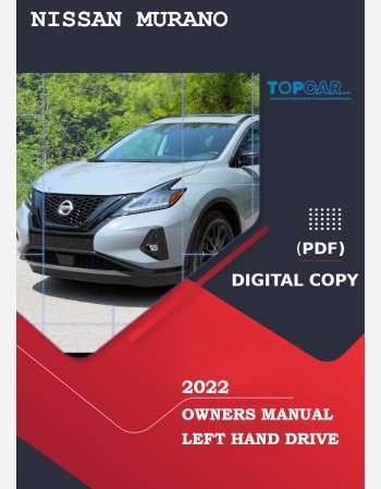nissan murano 2022 owners manual