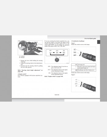 2011 - 2013 MITSUBISHI MIRAGE OWNERS MANUAL RHD AND LHD