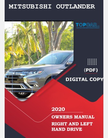 mitsubishi outlander phev 2020 owners manual rhd & lhd