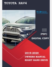 TOYOTA RAV4 2019-2020 OWNERS MANUAL