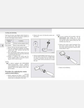 2010 - 2012 mitsubishi rvr owners manual 