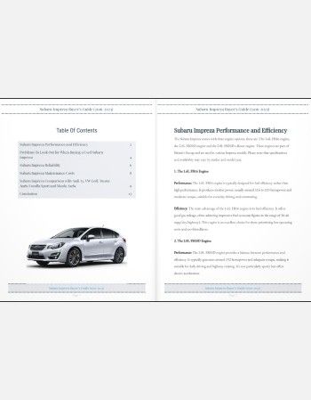 SUBARU IMPREZA BUYERS GUIDE (2016-2023)