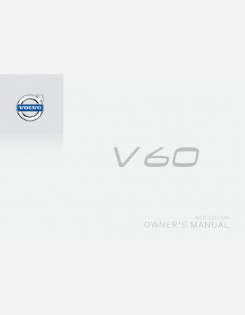 VOLVO V60 2014 OWNERS MANUAL LHD&RHD