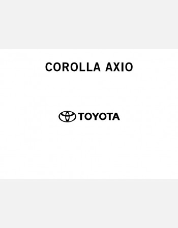 TOYOTA AXIO HYBRID 2021-2022 OWNERS MANUAL IN ENGLISH