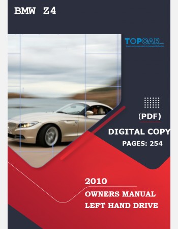 bmw z4 2010 owners manual