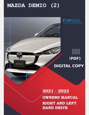 mazda demio- mazda 2 owners manual 2021-2022 rhd &lhd