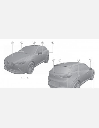  mazda cx-3 owners manual 2014 - 2018 rhd and lhd