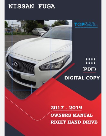 nissan fuga 2017 2018 2019 owners manual in english