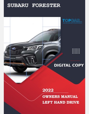 subaru forester 2022 owners manual