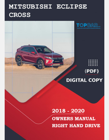 2018 - 2020 MITSUBISHI ECLIPSE CROSS OWNERS MANUAL