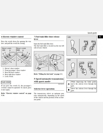 2016 - 2018 mitsubishi pajero owners manual rhd and lhd