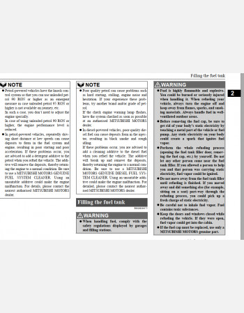 2016 - 2018 mitsubishi pajero owners manual rhd and lhd