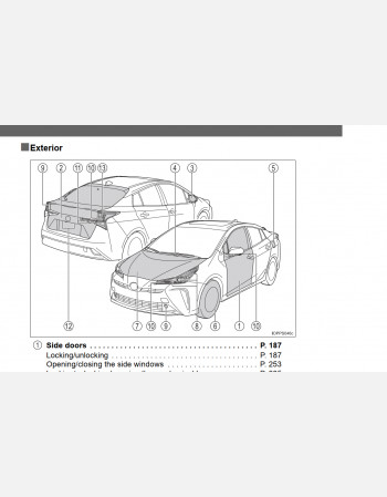 2015 - 2019 toyota prius owners manual rhd and lhd