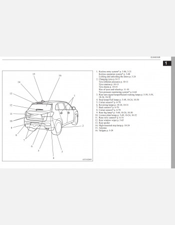 mitsubishi rvr 2015 - 2019 owners manual rhd and lhd